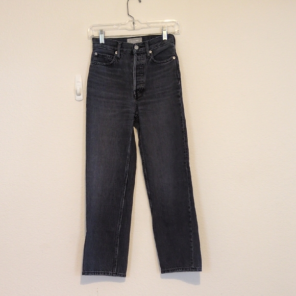 Everlane Denim - Everlane The 90s Way High Jean High Rise Faded Black 🖤 sz 23 -measures to sz 26